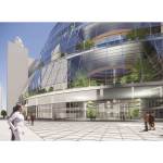 artist’s rendering of a renovated John R. Thompson Center