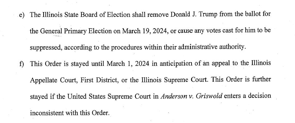 Judge Tracie Porter’s Feb. 28 order