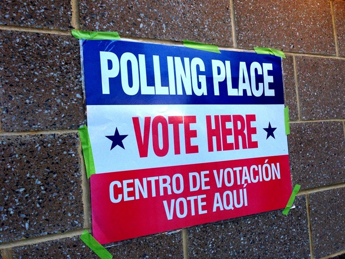 Polling Place Sign