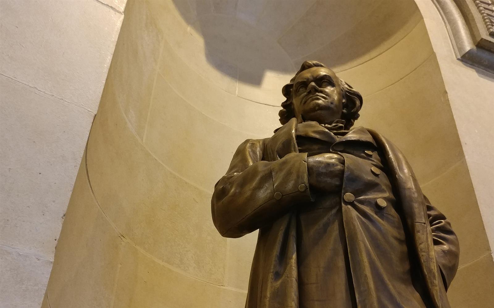A statue of Stephen Douglas