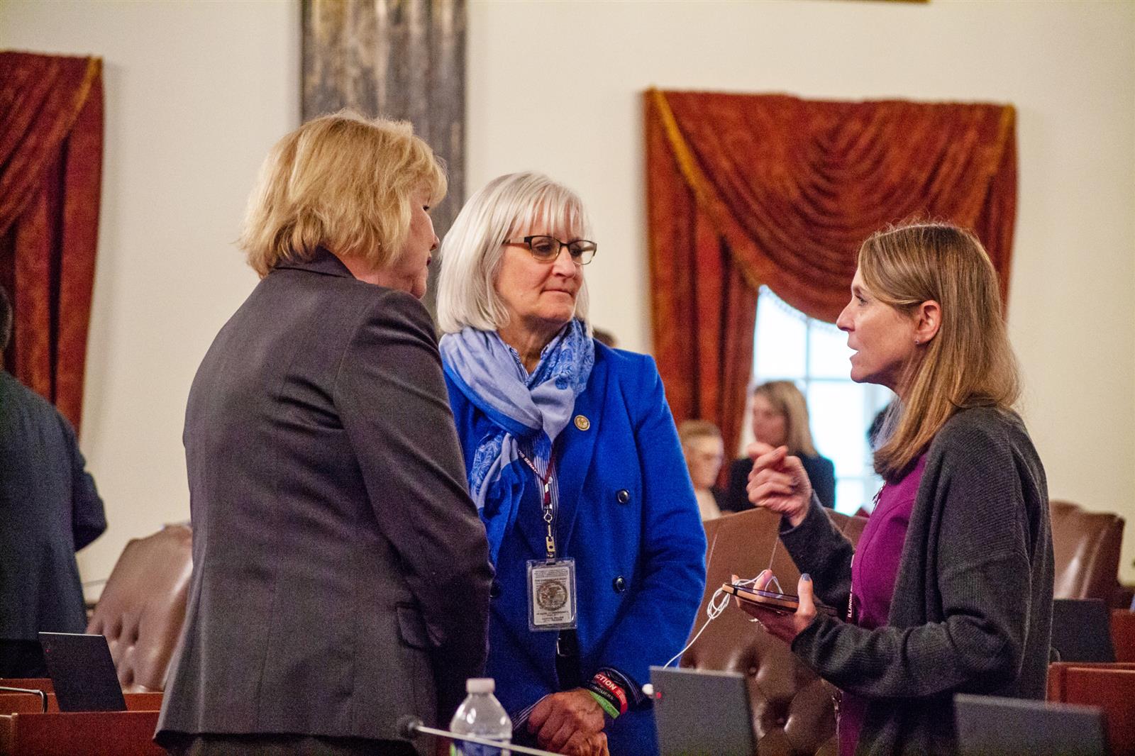 Julie Morrison. Mary Edly-Allen, and Laura Fine (L-R)