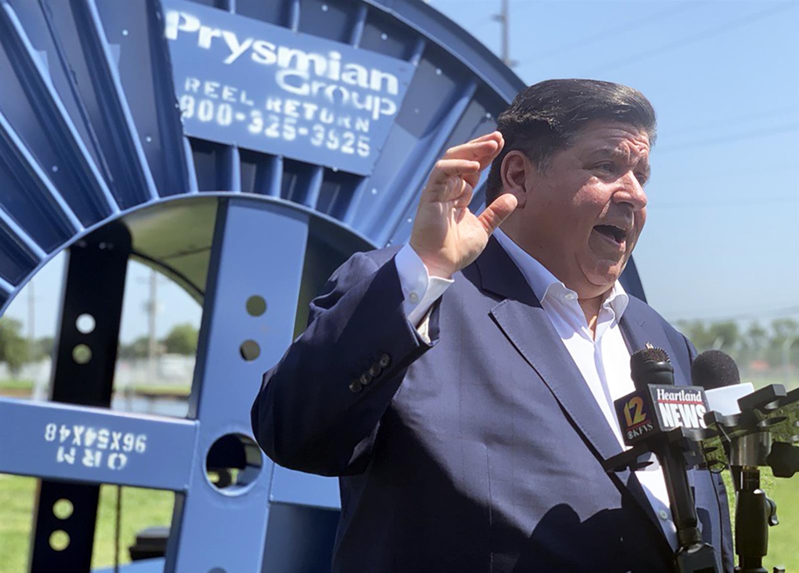 Gov. JB Pritzker takes questions
