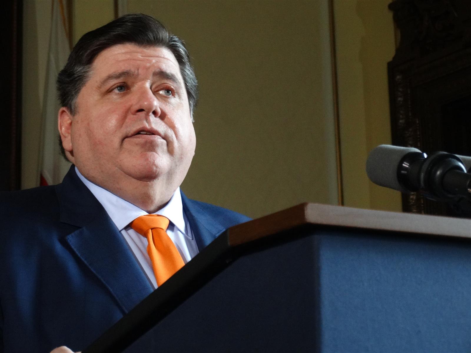 Gov. JB Pritzker speaks