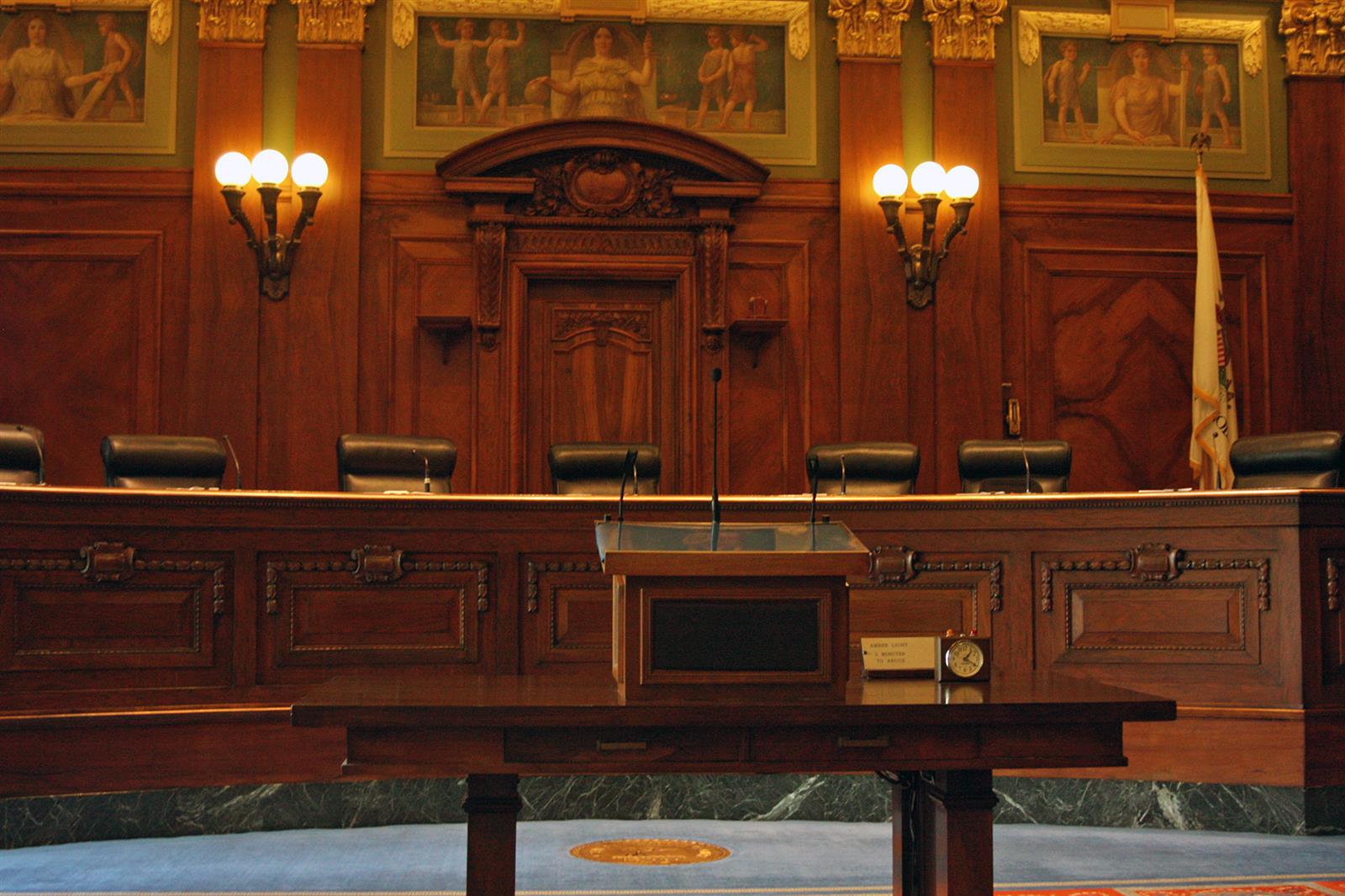 Illinois Supreme Court chamber