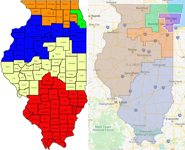 Dems release new Supreme Court district maps