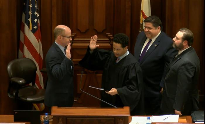 SENATE PRESIDENT ELECTION HARMON SWEARING IN 011920