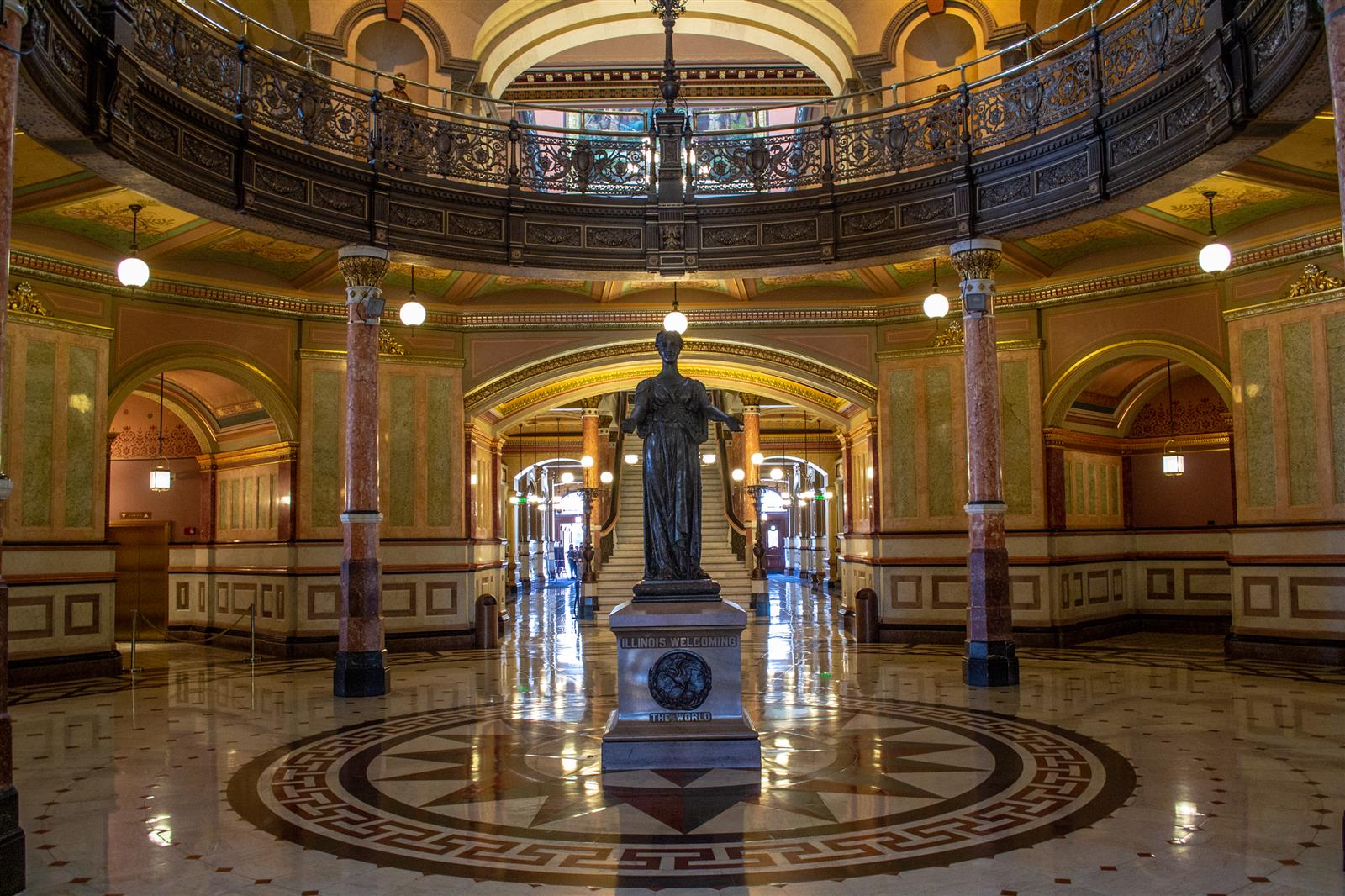Illinois Capitol Building Interior