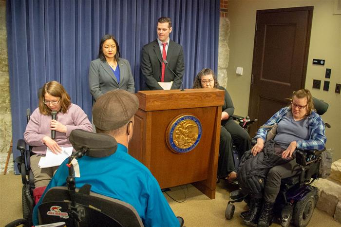 Disabled persons, lawmakers look to phase out road blocks to living wage