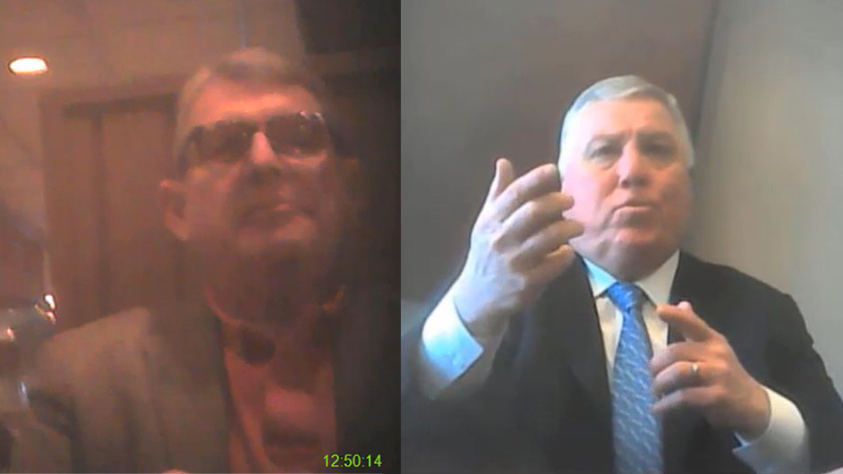 Mike McClain (left) and Jay Doherty