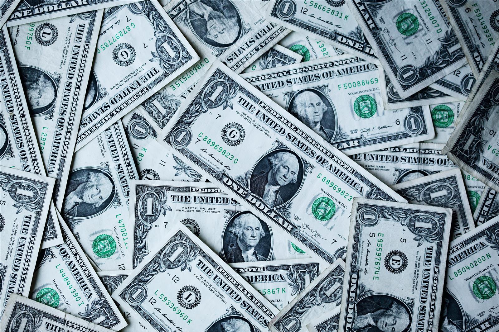 US dollar bills