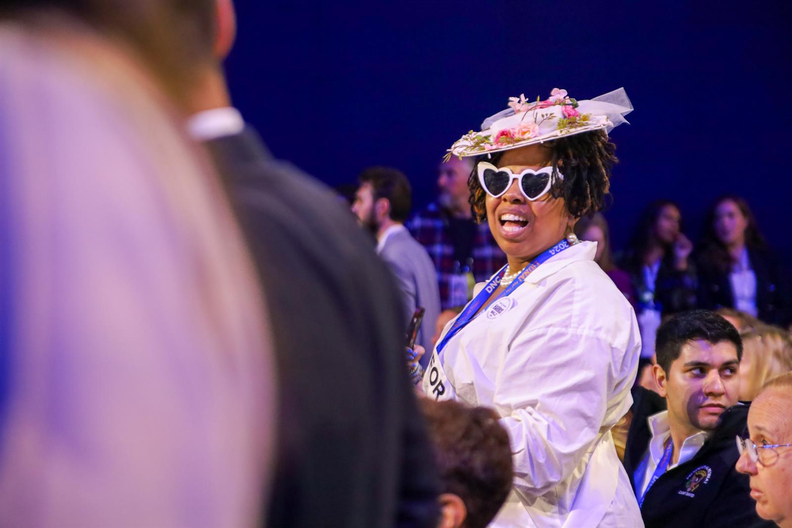 delegates and guests wore suffragette white