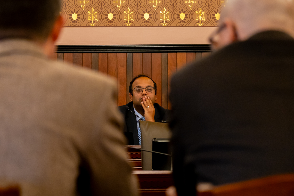 Ram Villivalam at hearing