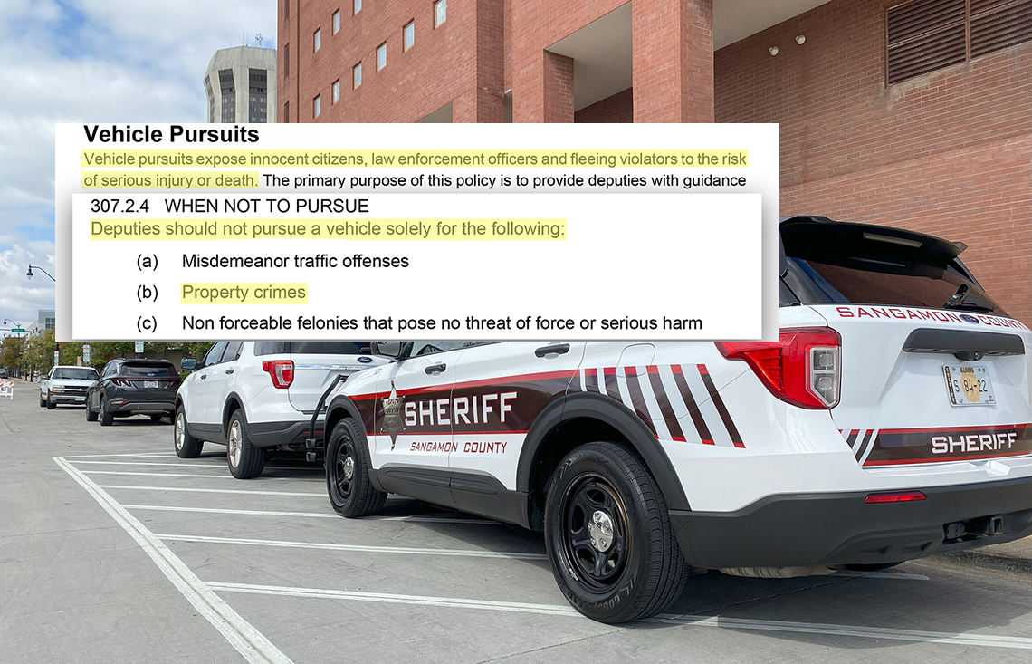 Sangamon County Sheriff’s Office pursuit policy