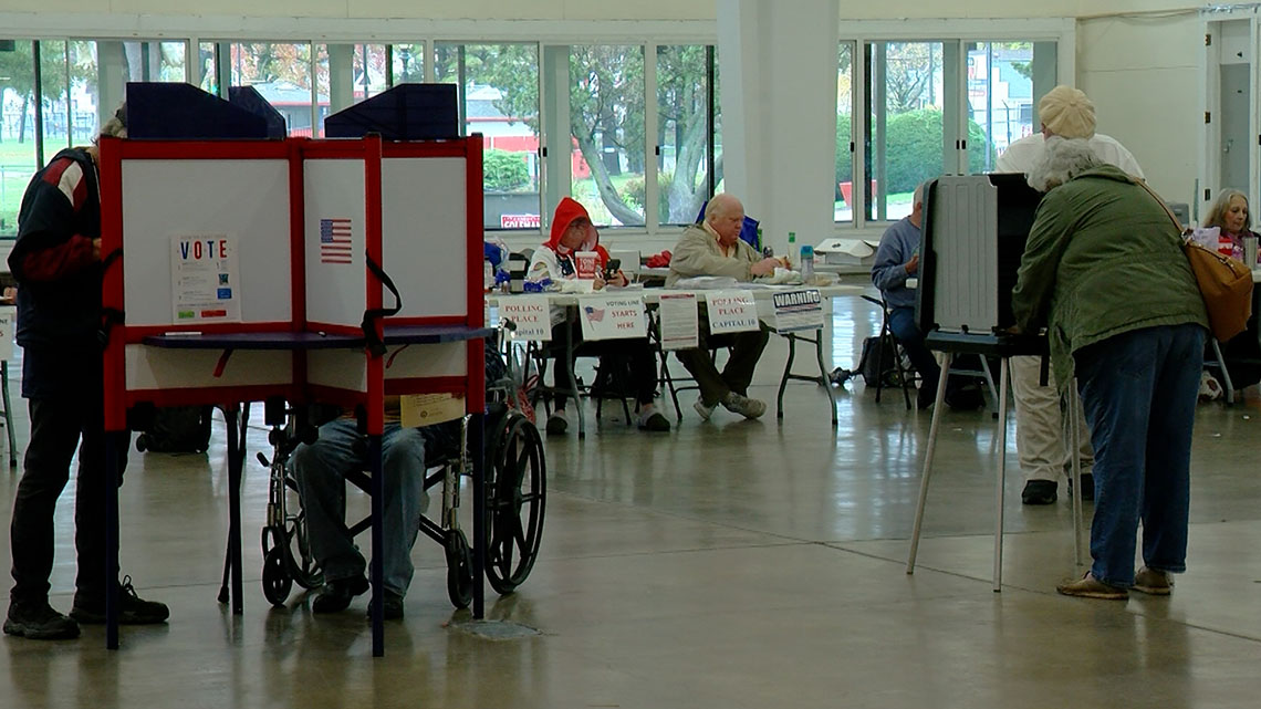 Voters cast their ballots in Springfield