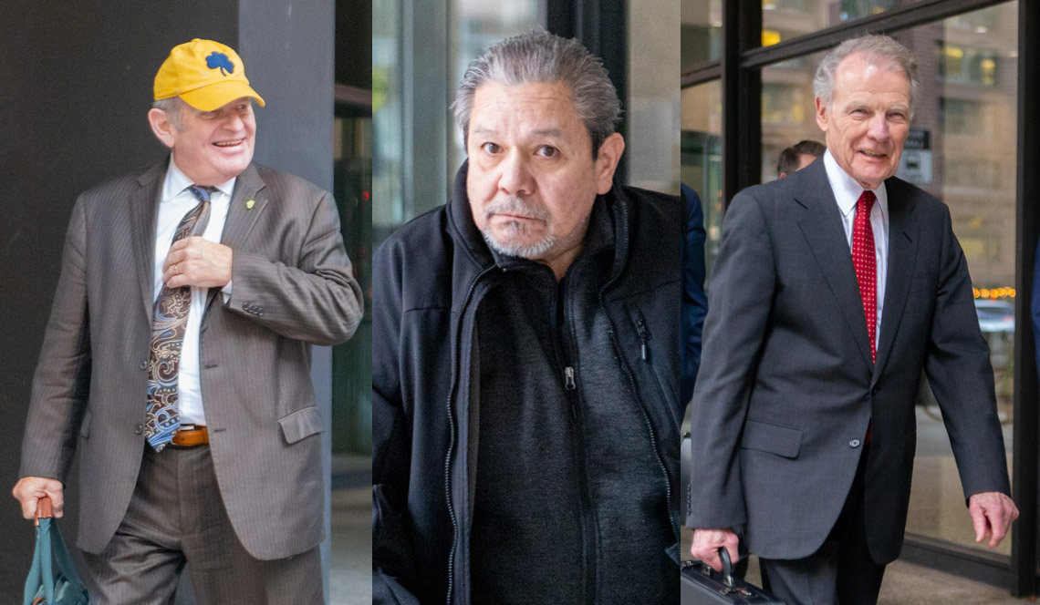 Mike McClain, Eddie Acevedo and Michael Madigan
