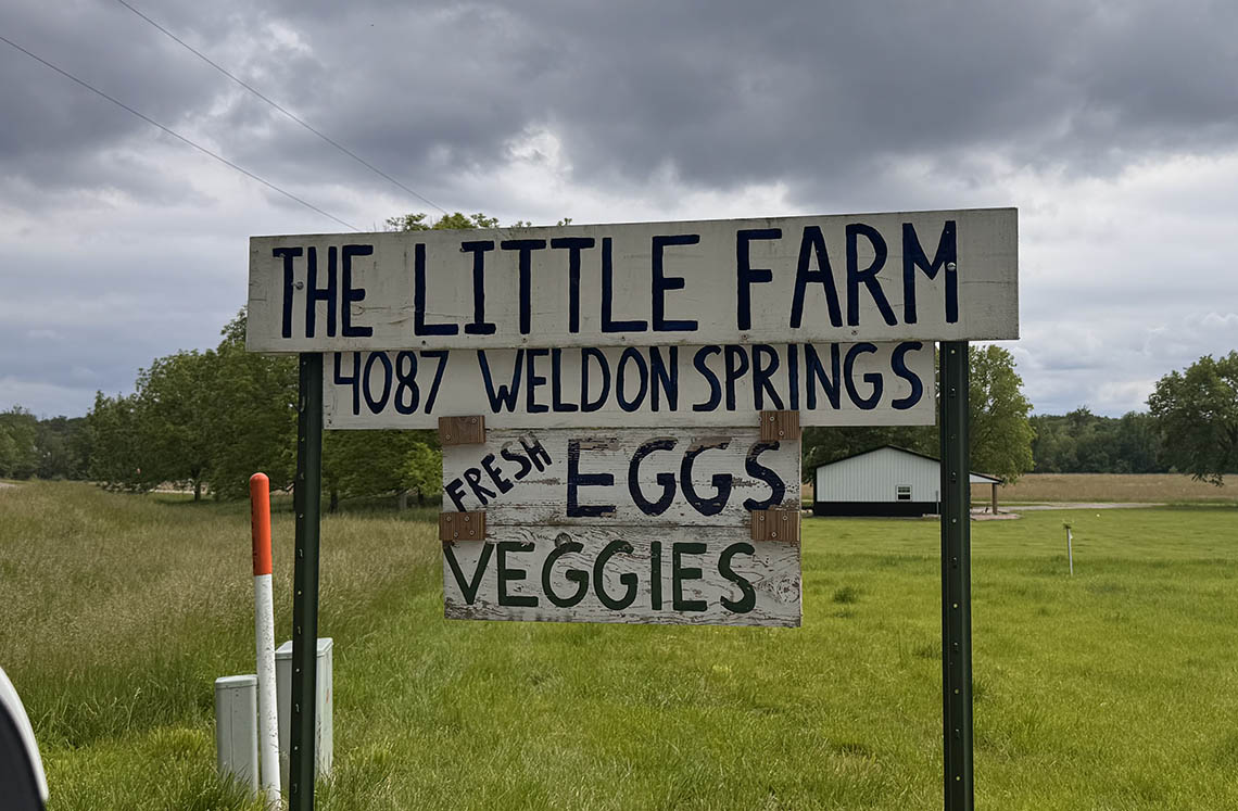The Little Farm sign
