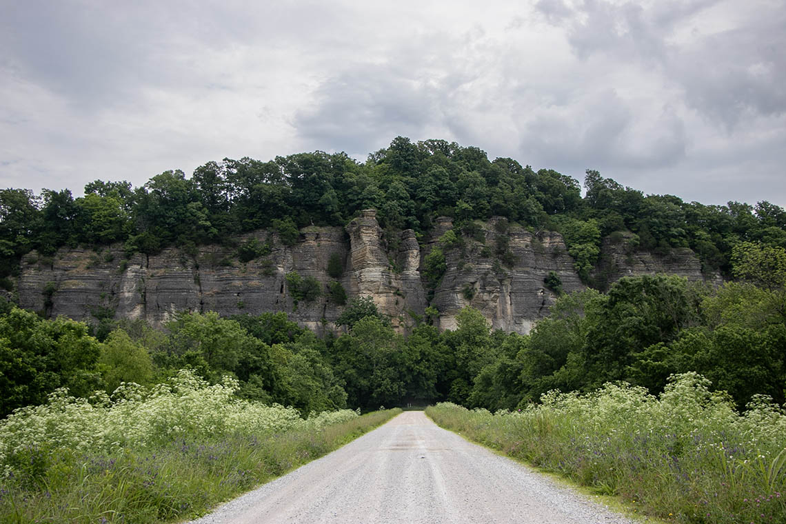 The bluff at Inspiration Point