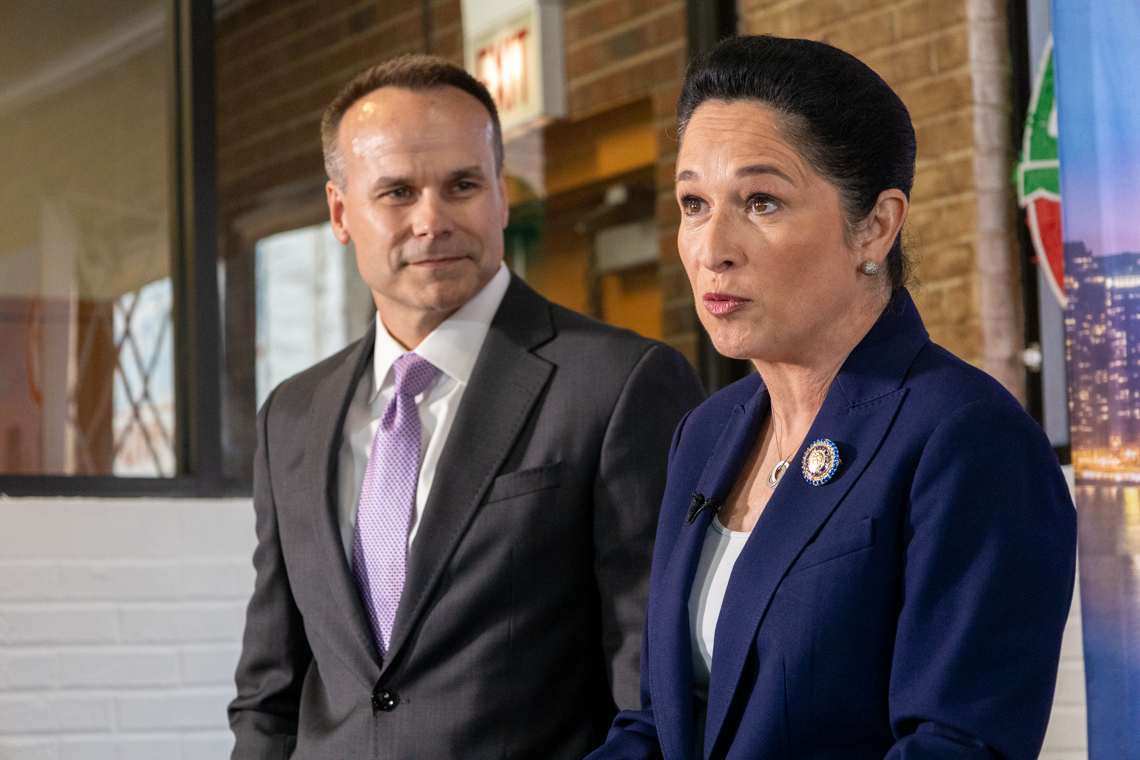 Susana Mendoza and David Szostak