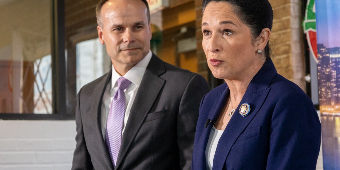 Susana Mendoza and David Szostak