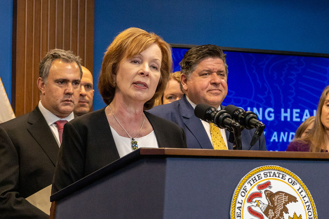 Ann Gillespie and JB Pritzker
