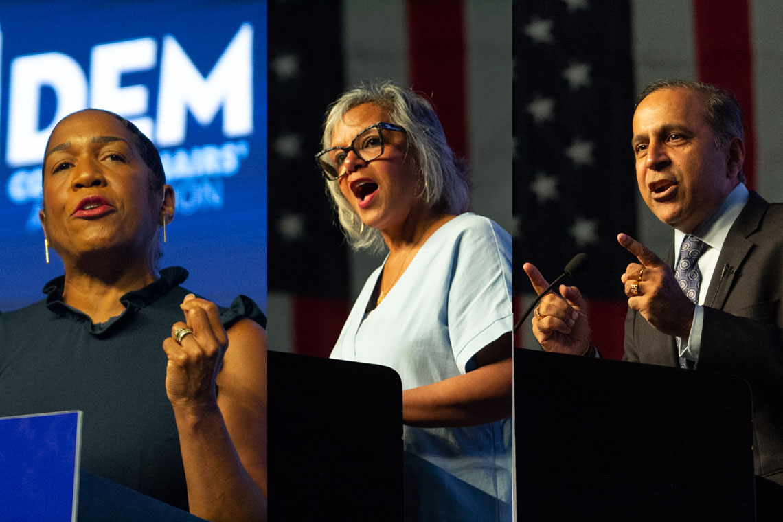 Juliana Stratton, Robin Kelly, and Raja Krishnamoorthi