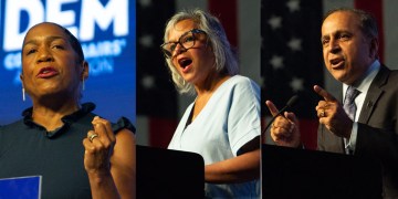 Juliana Stratton, Robin Kelly, and Raja Krishnamoorthi