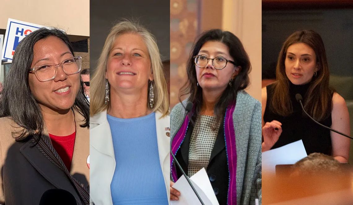 Holly Kim, Stephanie Kifowit, Karina Villa, and Margaret Croke
