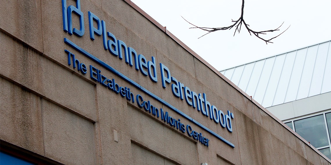 Planned Parenthood on side of building