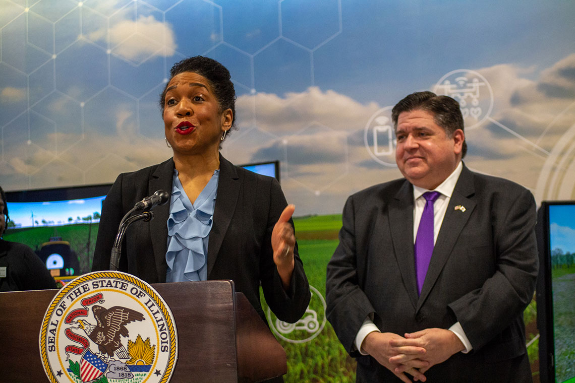 Juliana Stratton & JB Pritzker