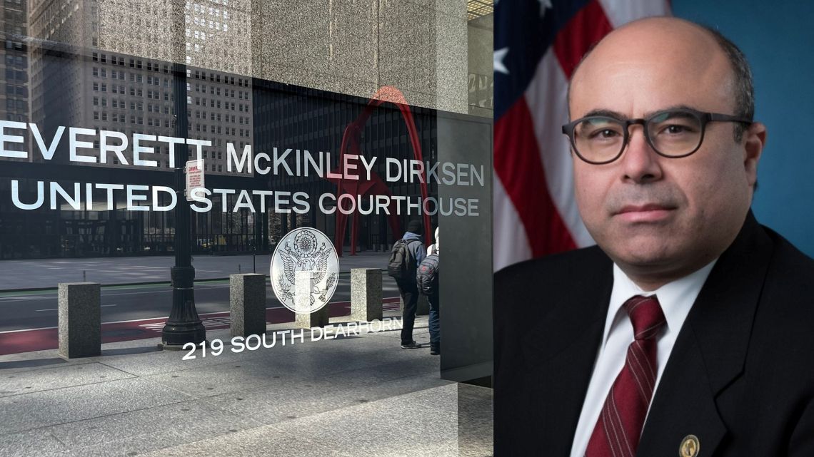 Dirksen federal courthouse and Andrew Boutros