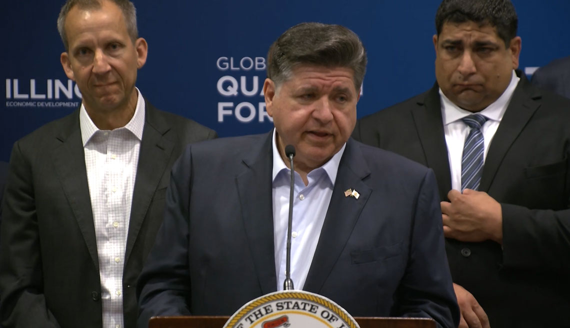 Gov. JB Pritzker responds to police shooting