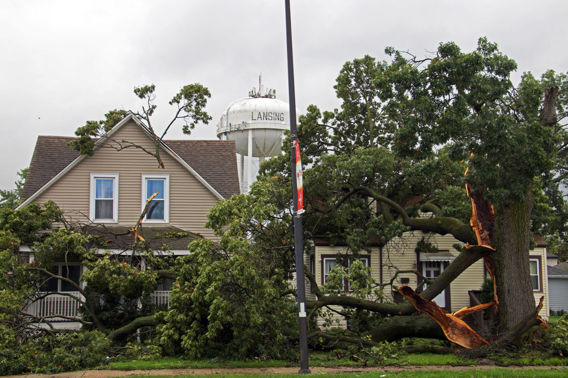 Storm damage