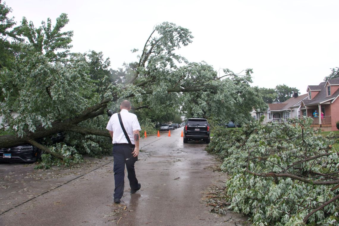 Storm damage