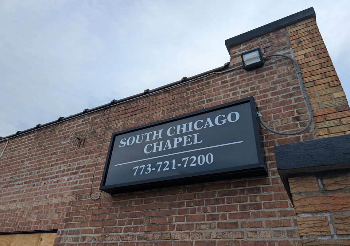 Chapel sign
