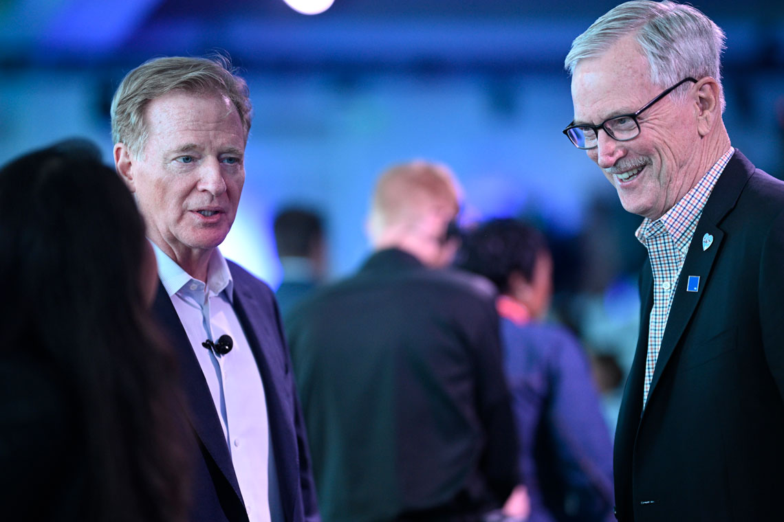 Roger Goodell and George McCaskey