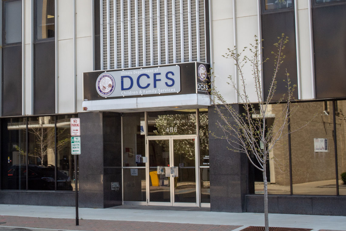 DCFS building in Springfield, IL.