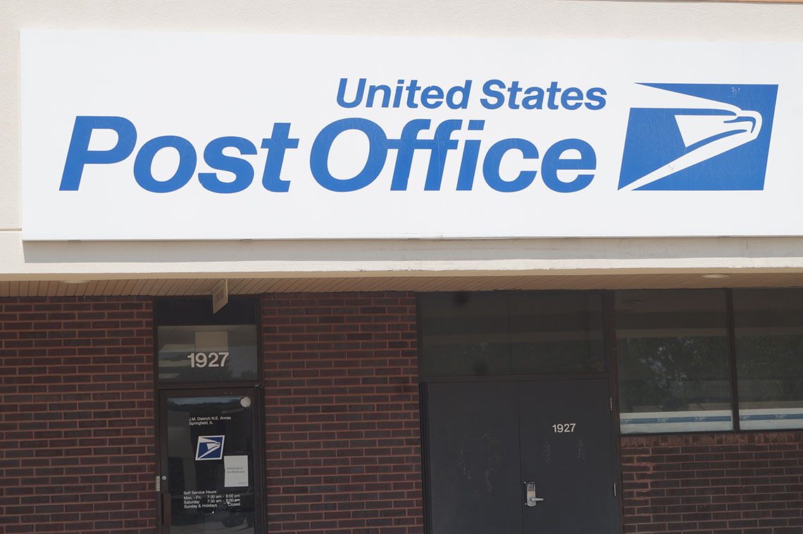 USPS sign